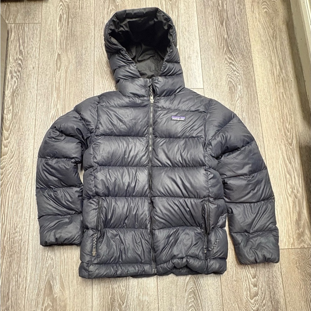 Patagonia netplus shells Kids Black Puffer Jacket size 12 big kids